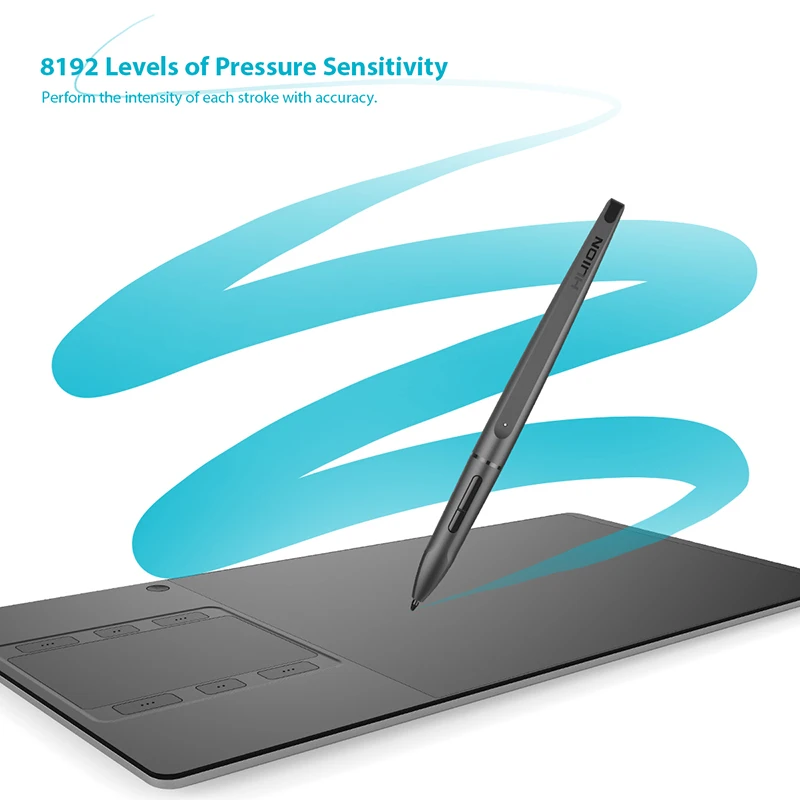 HUION INSPIROY G10T bolígrafo Digital inalámbrico tabletas dibujo gráfico tableta con 8192 niveles