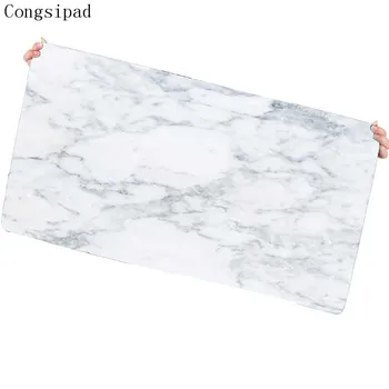 

Congsipad 900*400*2mm Colorful White Marble Feature Characters Design Speed Control Gaming Mouse Pad Computer Notebook Mice Mat