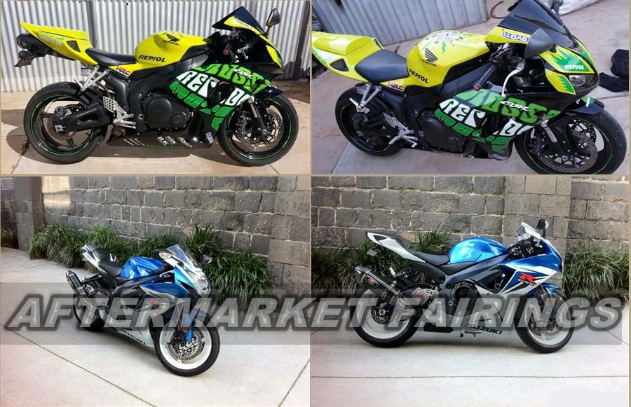 Для Honda Black MOVISTAR CBR600RR 03 04 подходит гарантия мотоциклов Обтекатели комплект 2003 2004