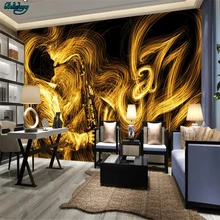 Beibehang большой заказ обои абстрактный золотой саксофон музыкальный фон украшения стен