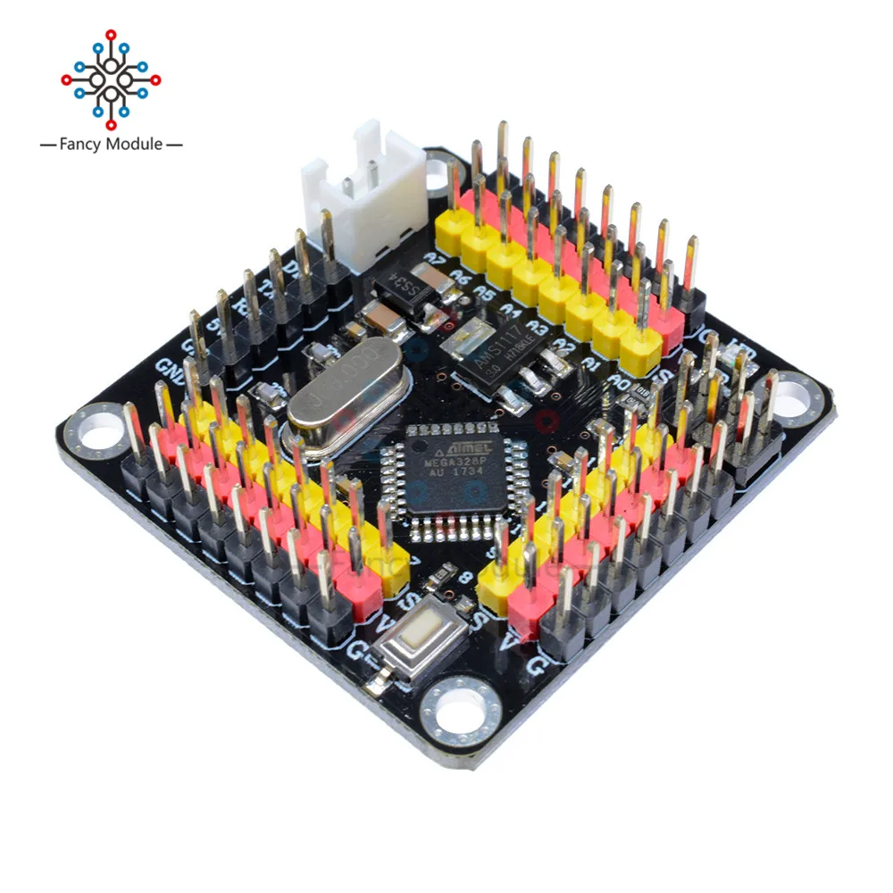 Pro Mini Atmega328 3,3 В 8 МГц модуль платы для Arduino Mini 328 ATMEGA328P микроконтроллер Замена ATMEGA128 с 14 контактами