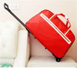 Для женщин багаж мешок женщина Cabin Rolling сумка с колесами Путешествия колесные тележки Сумки путешествий чемодан багажа Путешествия Сумочка