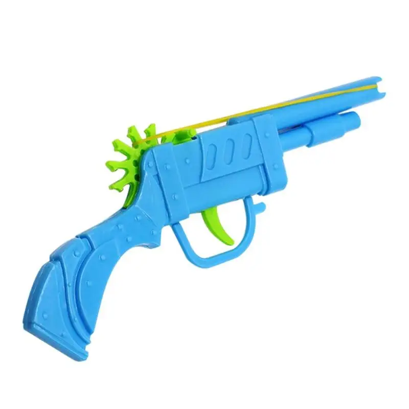 Classic Mini Plastic Rubber Band Gun Mould Hand Pistol Shooting Toy for Kids Children Playing Toy Outdoor Fun Toys