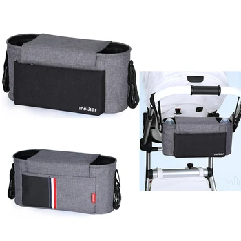 

Baby Stroller Organizer Bag Mummy Diaper Bag Hook Baby Carriage Hanging Storage Bag Cartoon Folding Travel Nappy bag