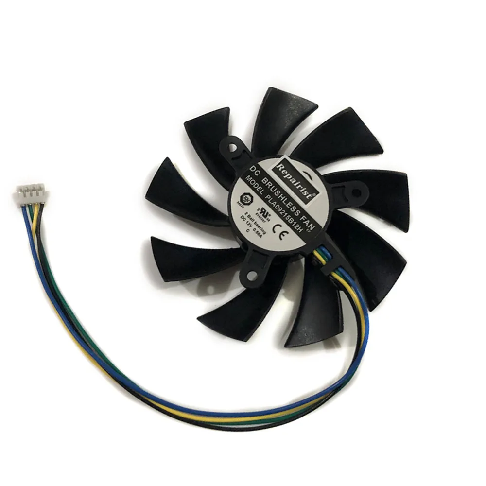 PLA09215B12H 85 мм ШИМ 2 шариковый подшипник R9 270X GPU VGA авто кулер вентилятор для клуба 3D R7