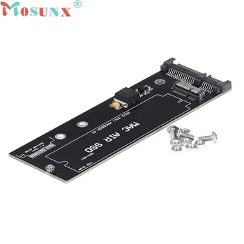 

mosunx Mecall 12+6pin SSD To SATA 22Pin PCBA For Macbook Air 2010 2011 A1370 MC 969 504 DG