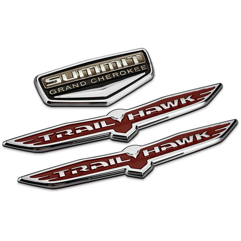 Вершина Grand Cherokee тропа ястреб хромированная пластиковая Эмблема для стайлинга