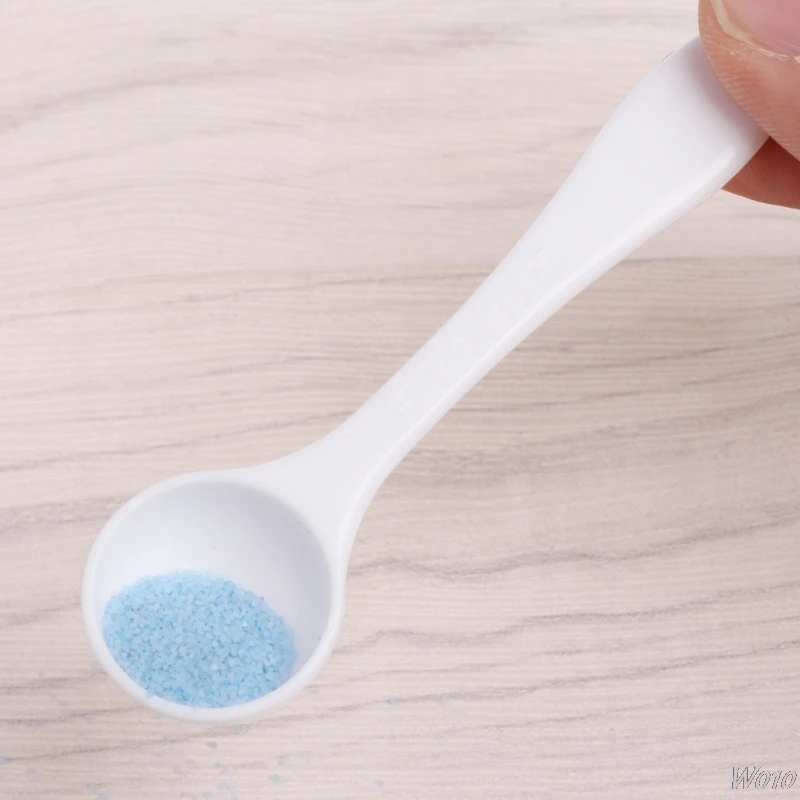 1 Gram Granular Powder Fertilizer White Scoop Spoon Plastic Gardening Supplies Accessories