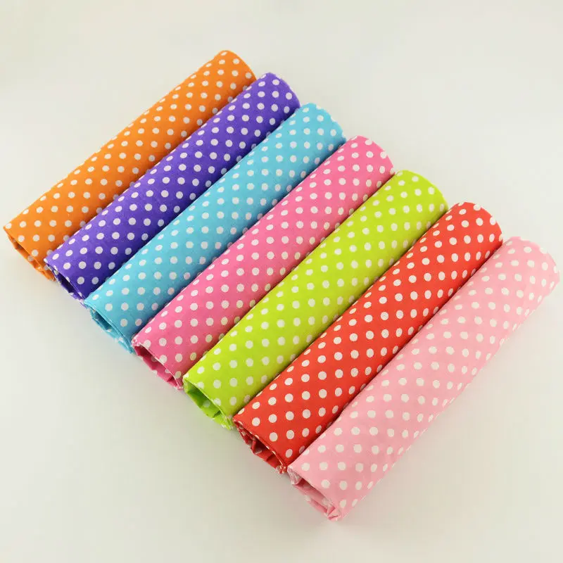 Boosew 7 шт. Цветной хлопок лоскутное Ткань для DIY Шторы украшение стола Craft tildas