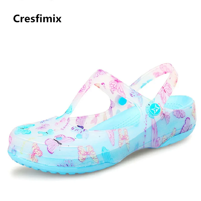

Women Fashion Sweet Floral High Quality Sandal Shoes Lady Casual Street Shoes Fashion High Quality Anti Skid Summer Sandal E612b
