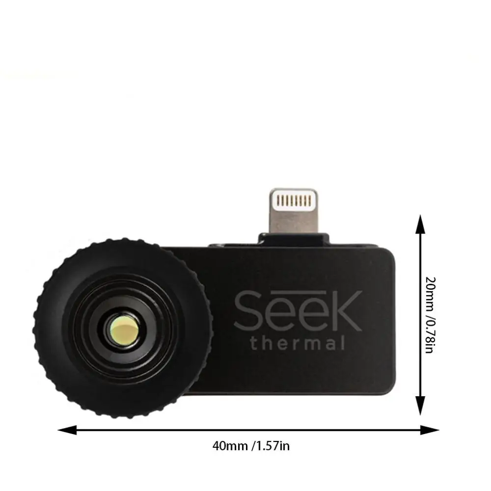 Мобильный телефон Seek тепловая камера Инфракрасный Imager Termometro термометр цифровой Weerstation поддержка видео фотографии для Android - Цвет: compact IOS