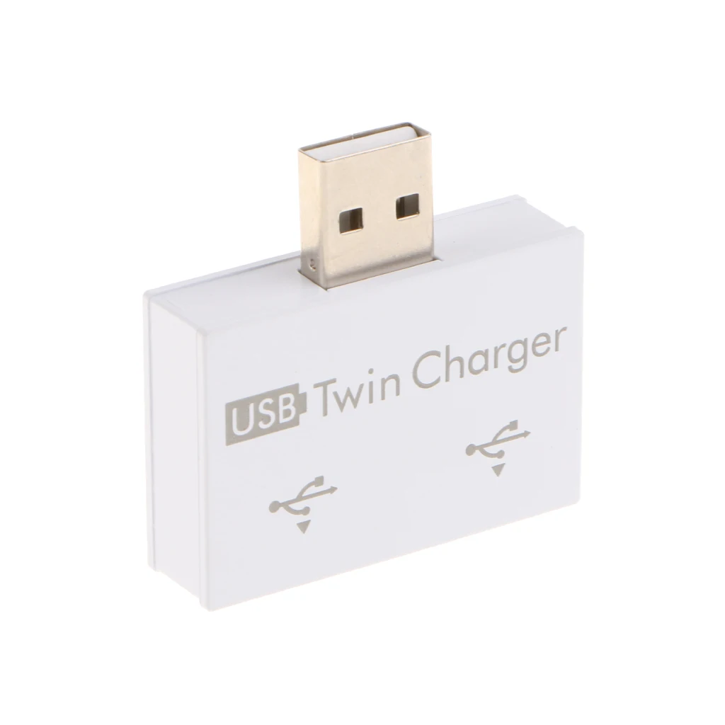 USB 2.0 Type A Male to Dual USB 2.0 Female Expander Connector for PC Laptop