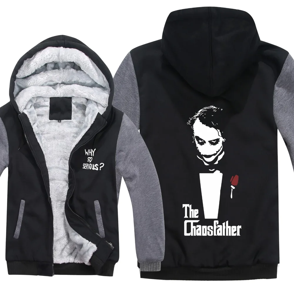 New Arrival Thicken Fleece Jacket The Dark Knight Joker