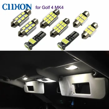 

Ciihon 12pcs Car LED Light for VW Golf 4,White Auto Interior Light Bulb for Volkswagen Golf MK4 Reading Lights Lamp Accessories