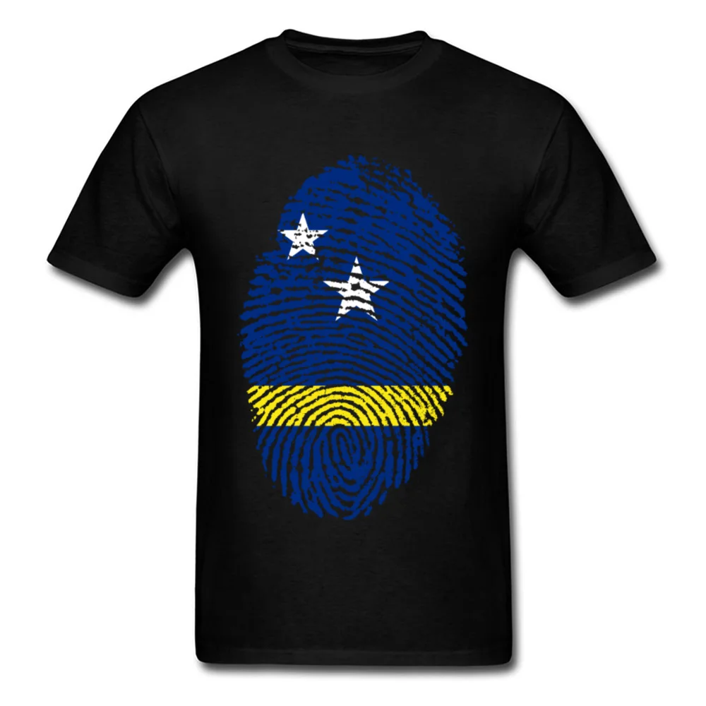 Curacao Flag Fingerprint_black