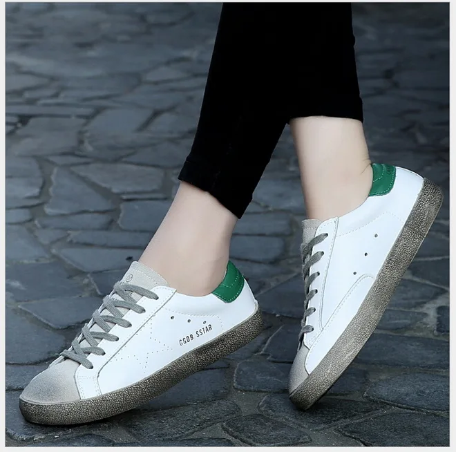 

35-44 Fashion Flat loafers Genuine leather Unisex Women Casual Shoes board shoes Lovers shoes