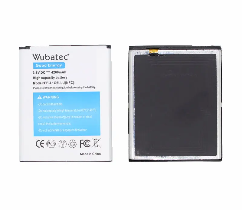 Wubatec 1x4200 мАч S3 I9300 NFC Расширенный аккумулятор для Samsung Galaxy S 3 i9300 I9308 I9305 T999 L710 i747 i535 L300