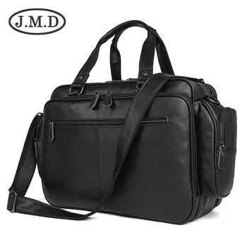 

J.M.D 100% Real Leather Trendy Travel Bags Handbag Laptop Bag Duffel Bags Shoulder Messenger Bag Handbags Briefcases 7150B