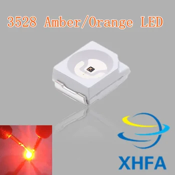 

200PCS SMD Led 200pcs 3528/1210 Orange/amber Smd/smt Plcc-2 High Quality Ultra Bright Light-emitting Diodes