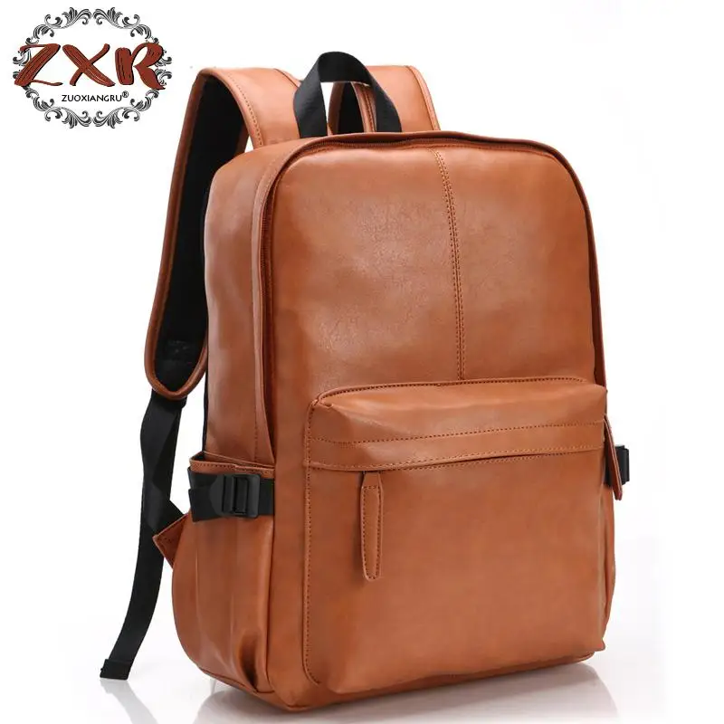

Design Pu Leather Backpack Men Women Backpacks School Bags Backpack For Teenagers Black Summer Laptop Backpack