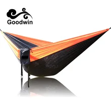 Новейшие модные удобный Одноместный гамак Портативный гамак из парашютной ткани для палатка для установки внутри и вне помещения с помощью Hamak Hamac
