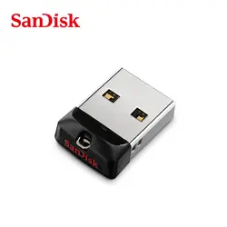 SanDisk Cruzer Fit CZ33 супер мини-usb флеш-накопитель 64 ГБ USB 2,0 флеш-накопитель 32 ГБ флеш-накопитель s 16 Гб U диск