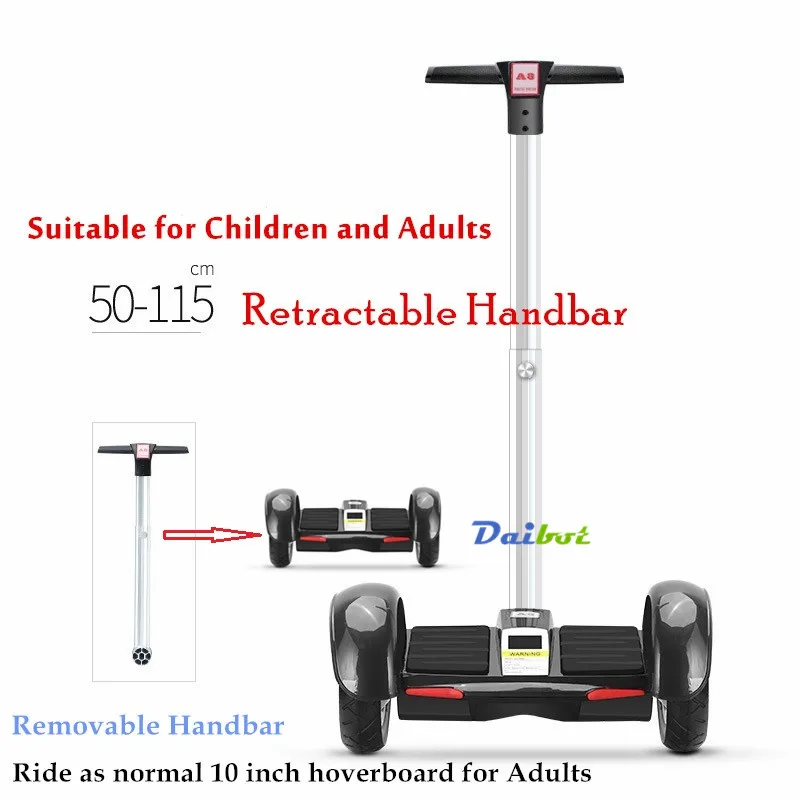 A8 Bluetooth Hoverboard Self Balancing Scooter Smart Balance Wheel with Remote Controller adjustable handbar for Kids Adults