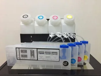 

printer plotter CISS ink system bulk ink system use for and other printer 4ink bottle with 4 ink cartridge