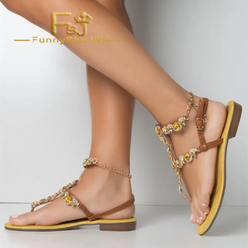 flat party sandals