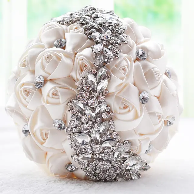 2016 New Hot Crystal Wedding Bouquet Red Brooch 2016 New Hot Crystal Wedding Bouquet Red Brooch Accessories Bridesmaid Artifical Flowers Bridal