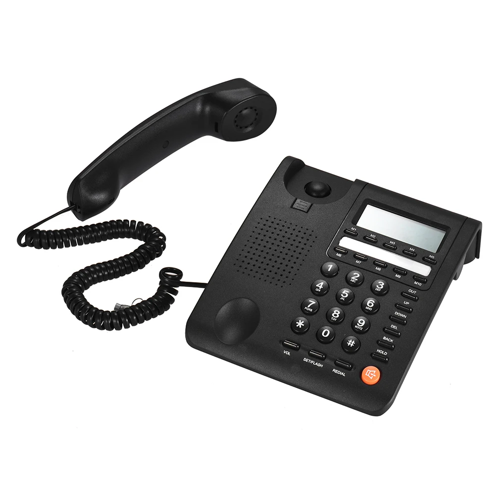 Настольный телефон с проводом стационарный телефон ЖК-дисплей Дисплей мобильного телефона для дом Call Center офис компании отеле air стручки ПК