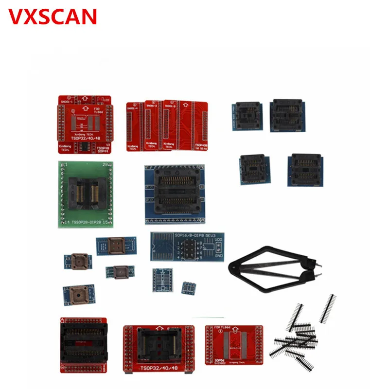 Полный набор 21 шт гнездо адаптеры для супер Mini Pro TL866A/TL866CS EEPROM программист|full set|eeprom