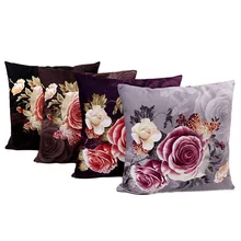 Lovely pet Free Shipping Printing Dyeing Peony best quality Bed Home present Pillow Case warm gift Jun23