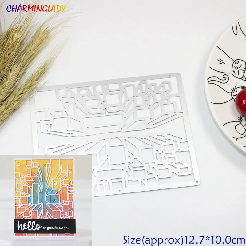 

Metal cutting dies for Scrapbooking Look down to high-rise build PAPER CRAFT embossing stencils templat suit for cutting machine