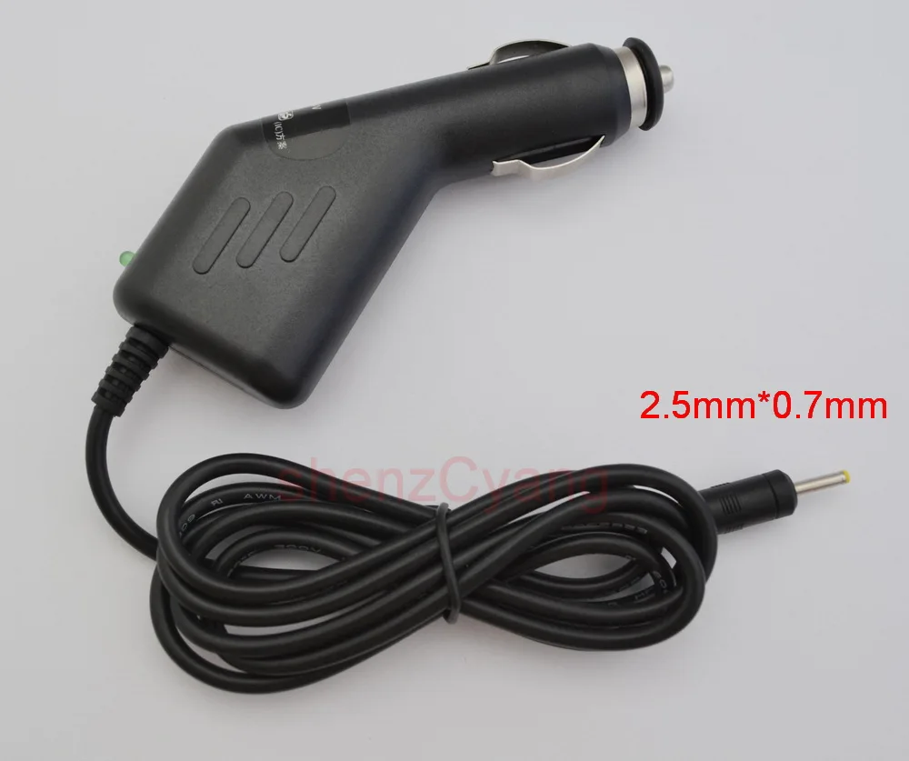 1pcs High Quality 9v 2a 2.5*0.7mm Car Charger For Android Tablet Aoson