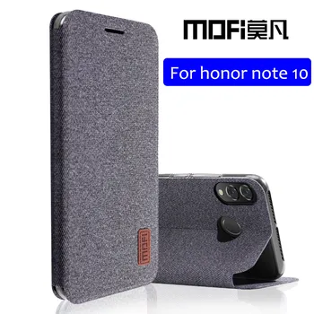 

for Huawei honor note 10 case note10 flip cover fabric shockproof capas kickstand case fundas MOFi original honor note10 case