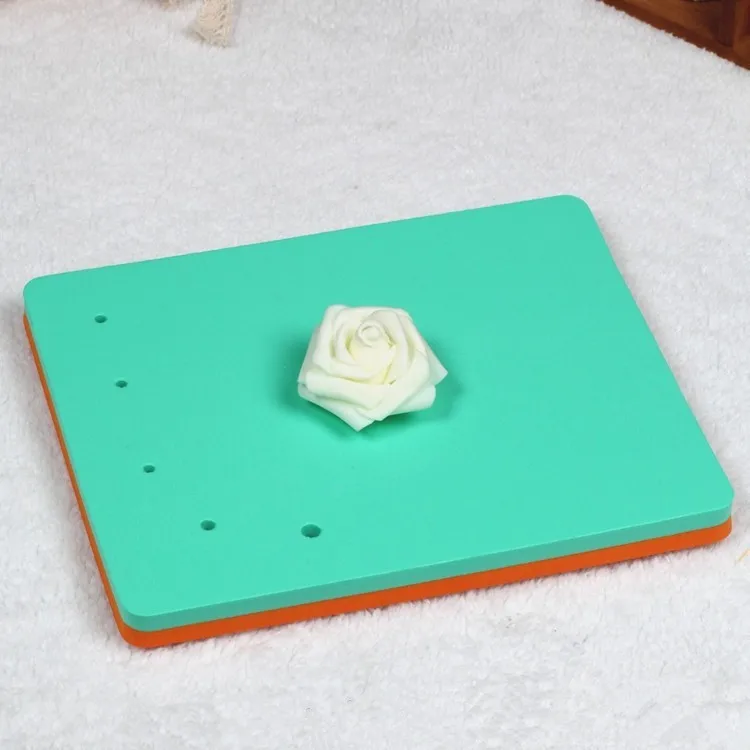 Hot Selling Sided 5 Hole Fondant Cake Shape Flower Pad Square Sponge