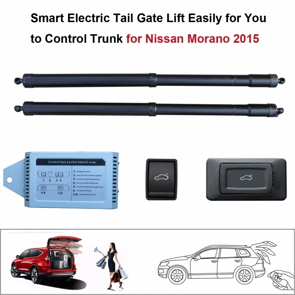 

Smart Auto Electric Tail Gate Lift for Nissan Morano 2015 Control Set Height Avoid Pinch With Latch