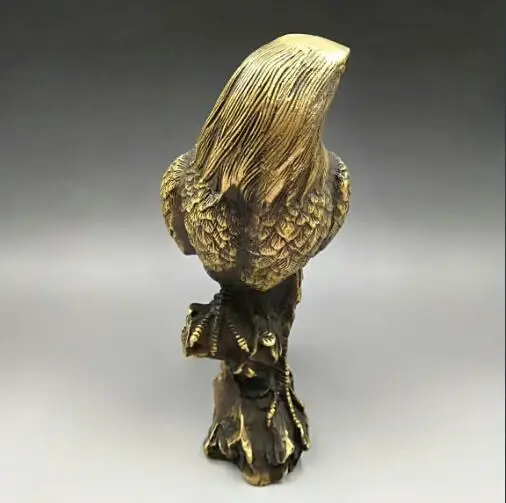 

Chinese copper Handmade Carved Eagle Statue