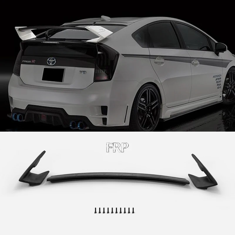 FRP отделка спойлера ДЛЯ Toyota Prius ZVW30 RR GT 08'. 05 ~ 11'. 11 TMK стиль стекловолокна заднего