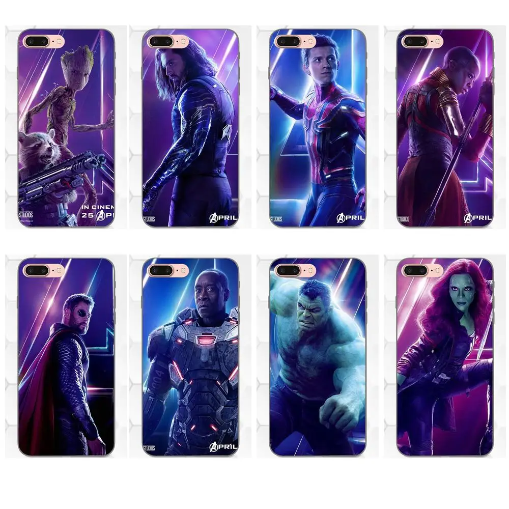 

For Huawei Y3 Y5 II Y6 Y7 Y9 nova 2 Plus 2S 3i 4 Lite Plus Prime 2017 2018 2019 Soft Patterns Psychedelic Hipster Avengers Hero