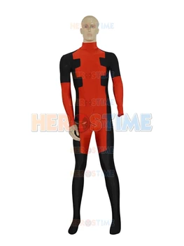 

New Custom Deadpool Catsuit hot sale spandex halloween Deadpool superhero costume show zentai suit free shipping