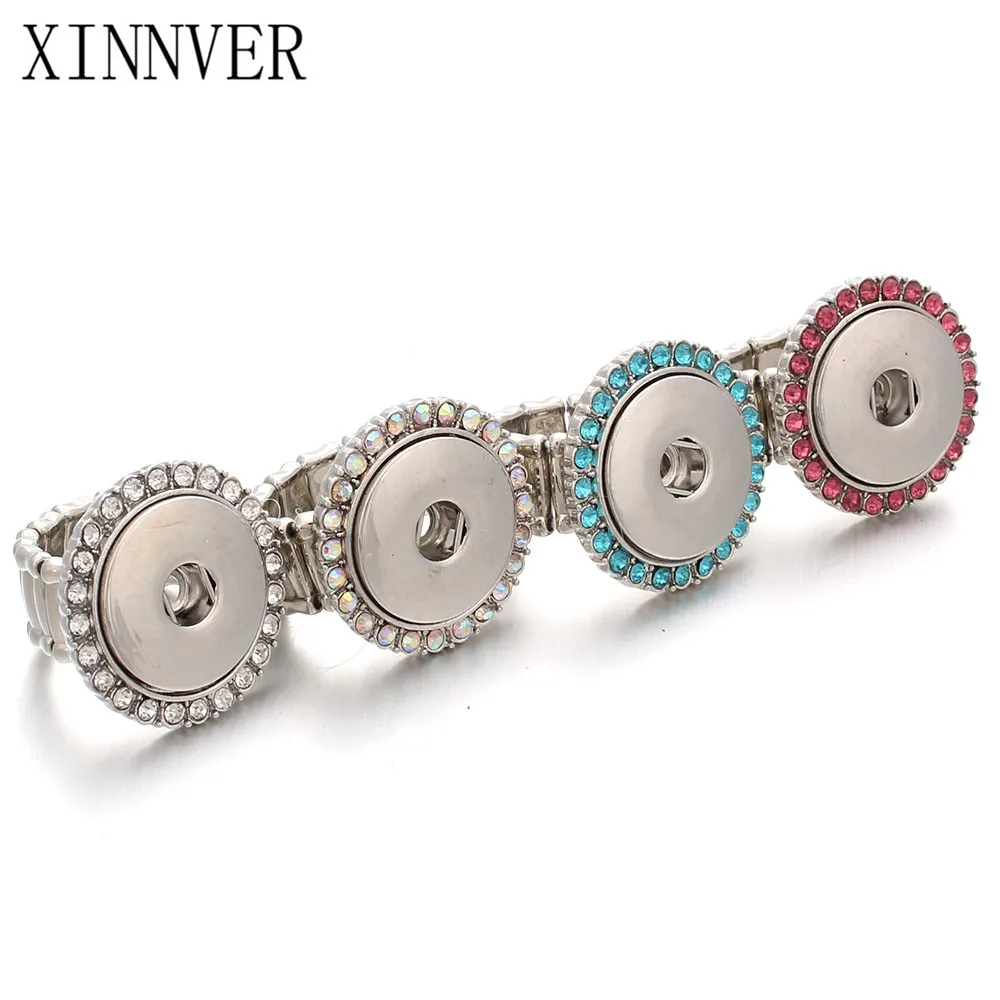 

New Bronze Color Snap Jewelry Free Size Big Elegant Beads Snap Rings for Men Women fit 18mm Snap Buttons DIY Fitting