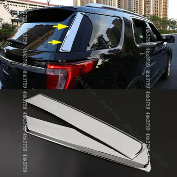 

Chrome Rear Trunk Window Triangle Cover Trim 2pcs for Ford Explorer 2011-2019