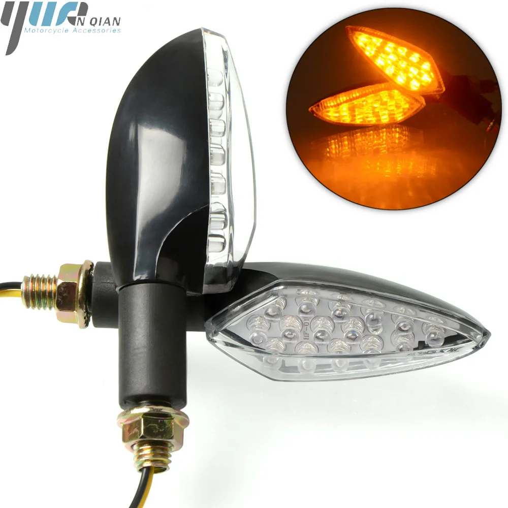 Descuento Indicadores de señal de giro para motocicleta luces LED para Kawasaki ZX6R ZX7R ZX10R ZX14R NINJA650R Z800 Z1000 Z900 Z750 para honda yamaha aJj0EnMn