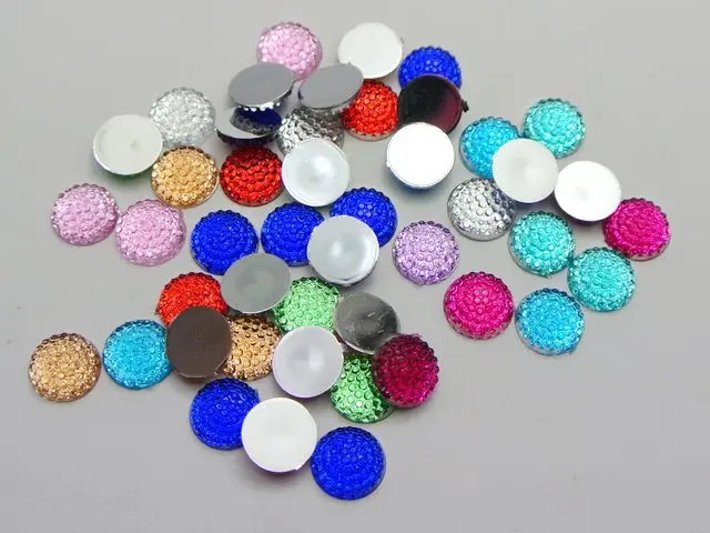 Craft DIY Transparent Flatback Glass Half Sphere Ball Cabochon No Hole 8mm-48mm