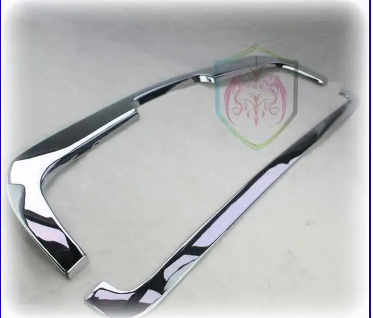 

For QASHQAI 2007 2008 2009 2010 2011 ABS Chrome Front Grille Around Racing Caps Rods Auto Accessories 2 pcs.