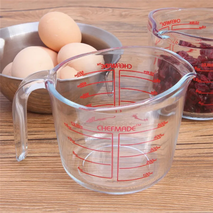 Buy 500ML Glass Measuring Cup Durable Liquid