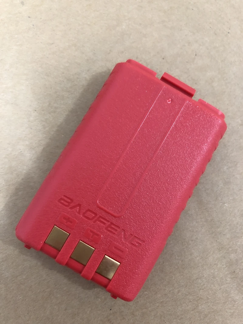 BL-5 Baofeng UV-5R Walkie talkie battery 1800mAh 100% original Li-battery for baofeng UV-5RE UV-5RA UV-5R dm-5R plus Red color BL-5 Baofeng UV-5R Walkie talkie battery 1800mAh 100% original Li-battery for baofeng UV-5RE UV-5RA UV-5R dm-5R plus Red color