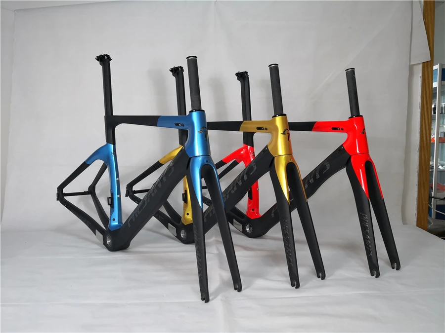 Sale T1000 aero top quality new carbon road frame bicycle racing bike frameset clapotic taiwan eisen can be DPD shipping 5